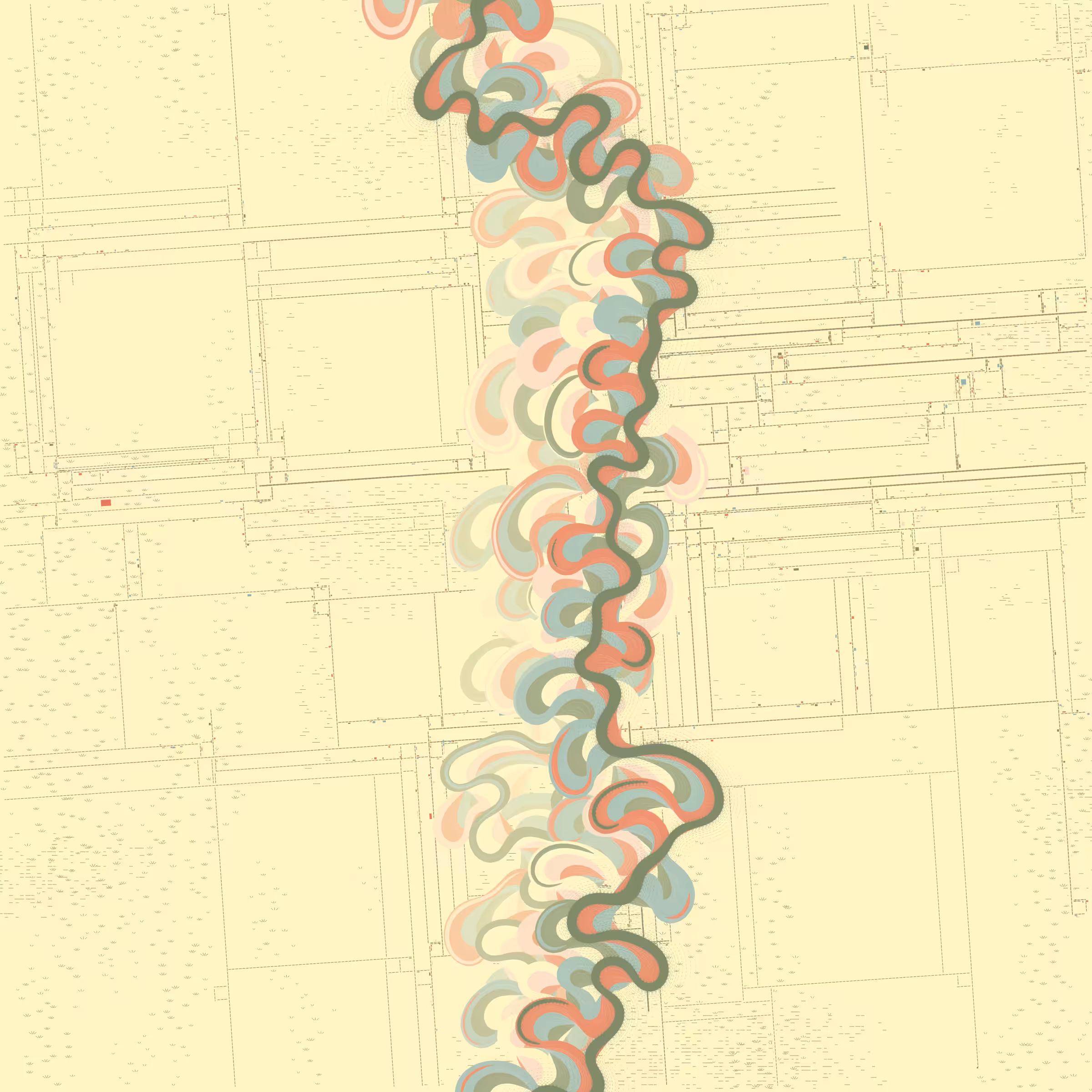 Ancient Courses of Fictional Rivers #987