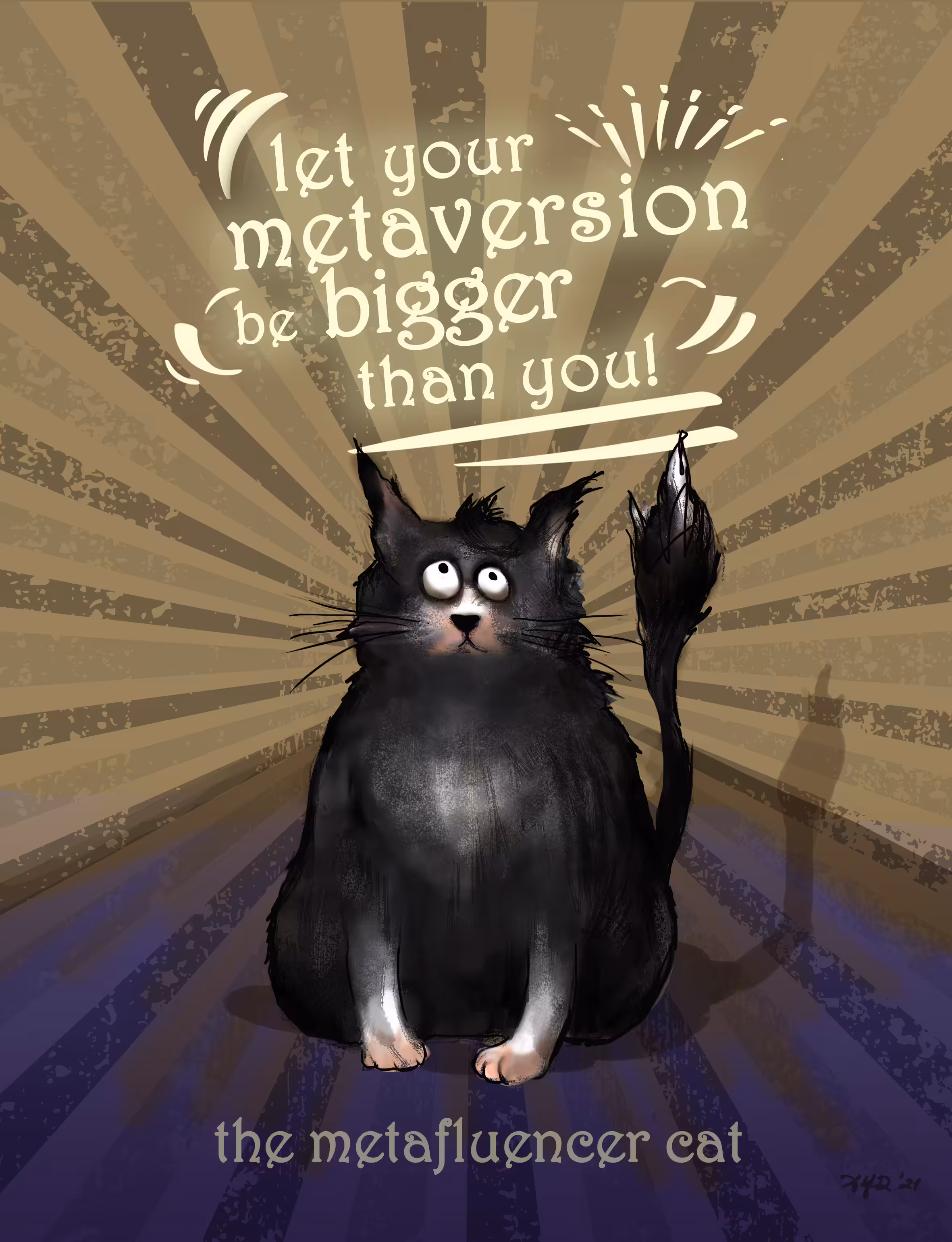 The dreamer-Metafluencer cat cards no:2