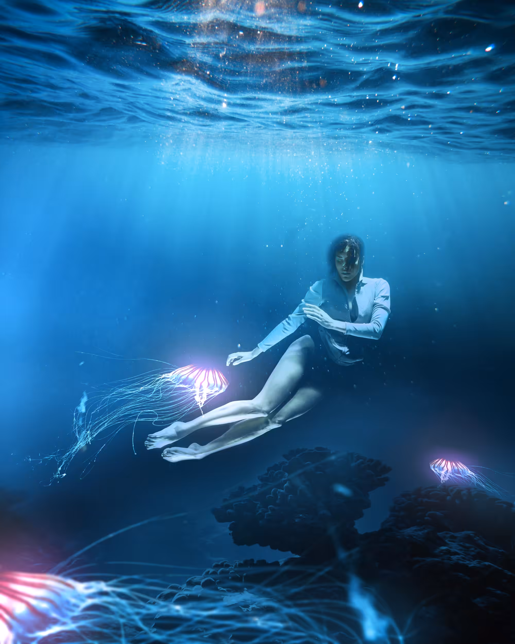 Tunas Underwater