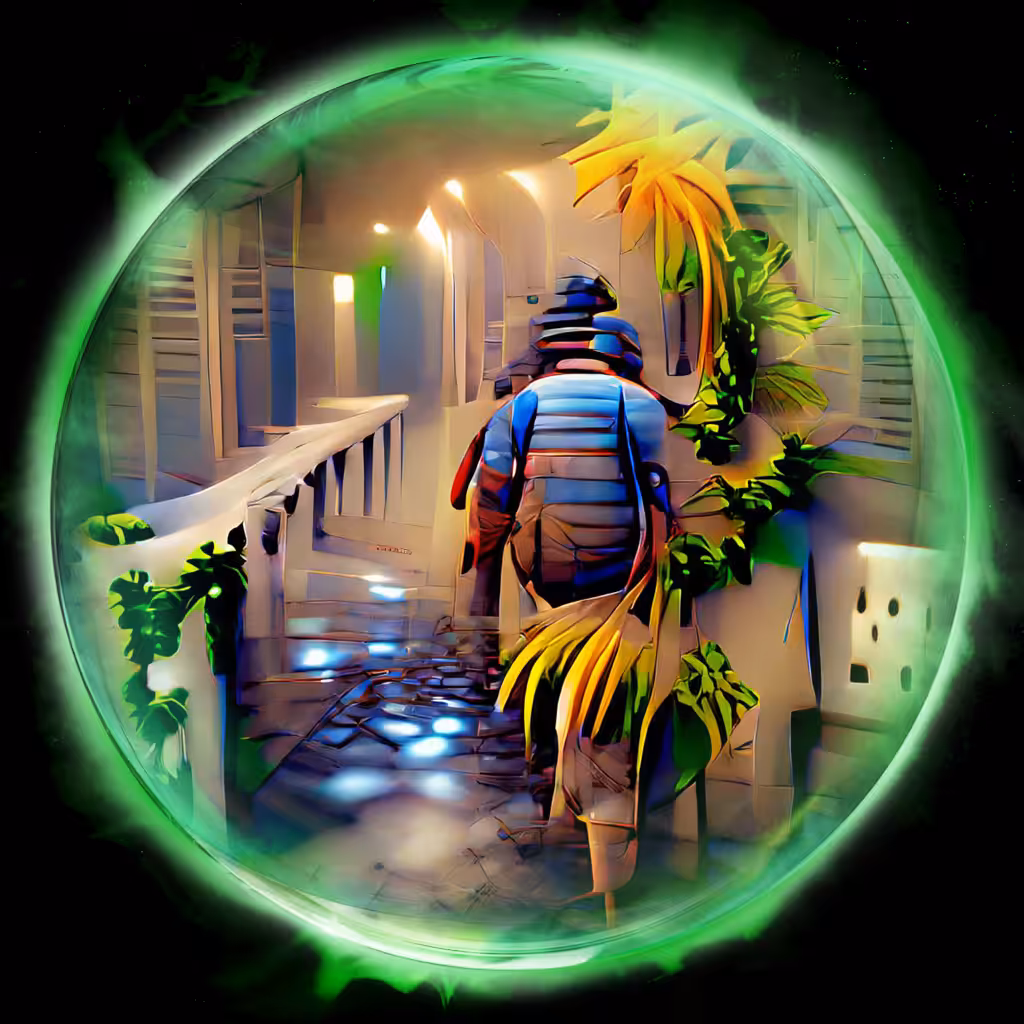Tropical Hallway