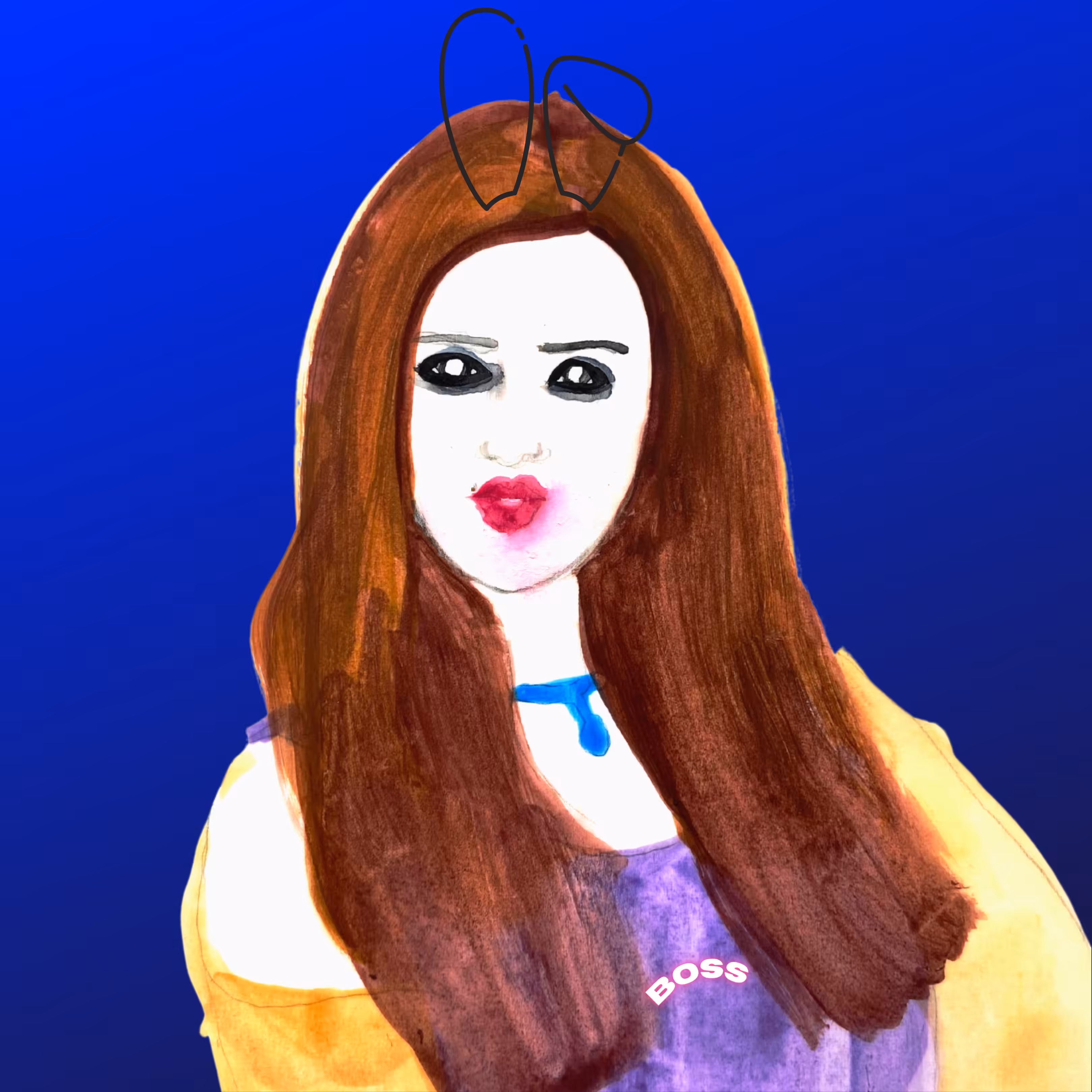 Odile, the girly bossy!