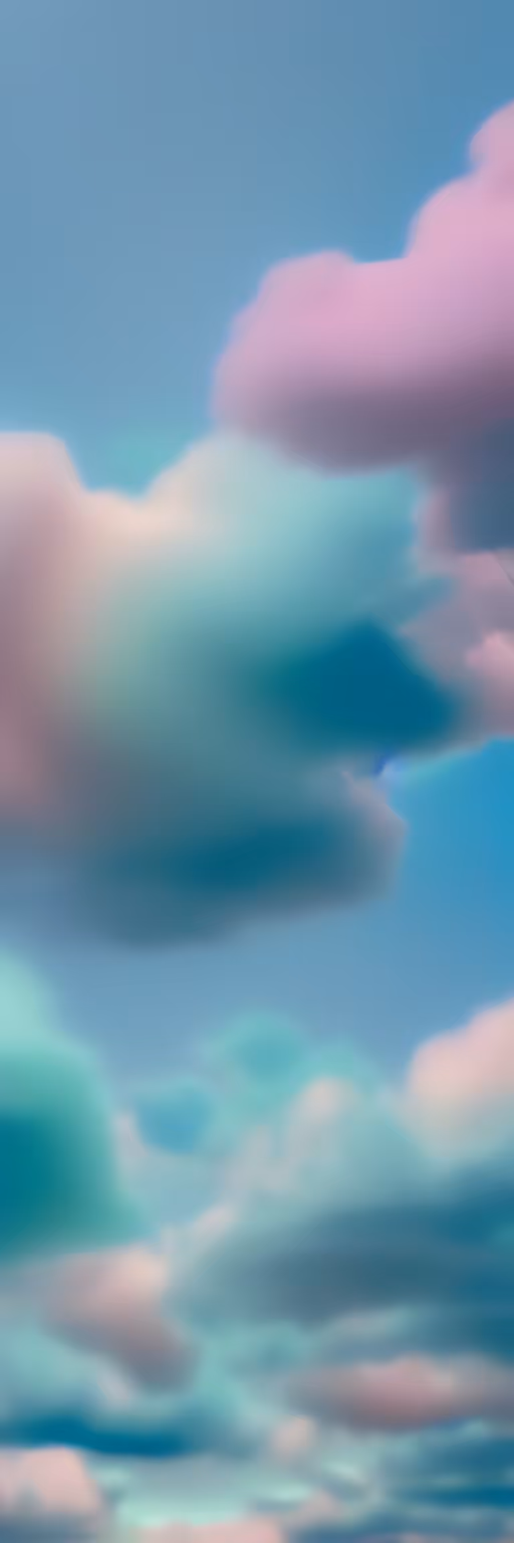 constricted ☁︎ clouds ☁︎ in narrow stripes