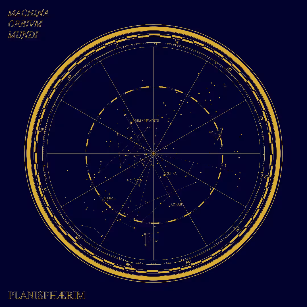 A Fictional Map Of Constellations #9