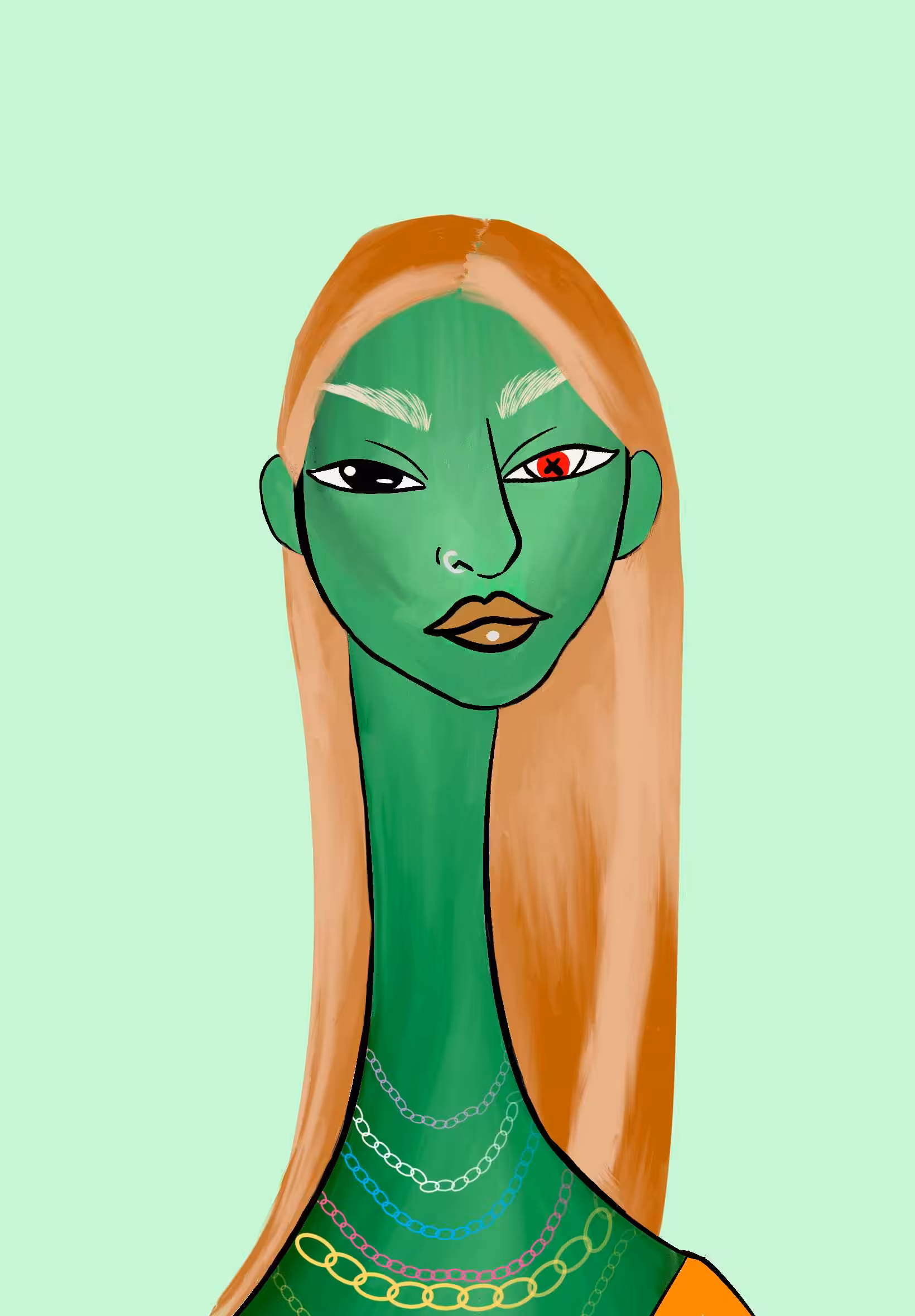 Long Neckie Ladies: Long Neckie Lady #797