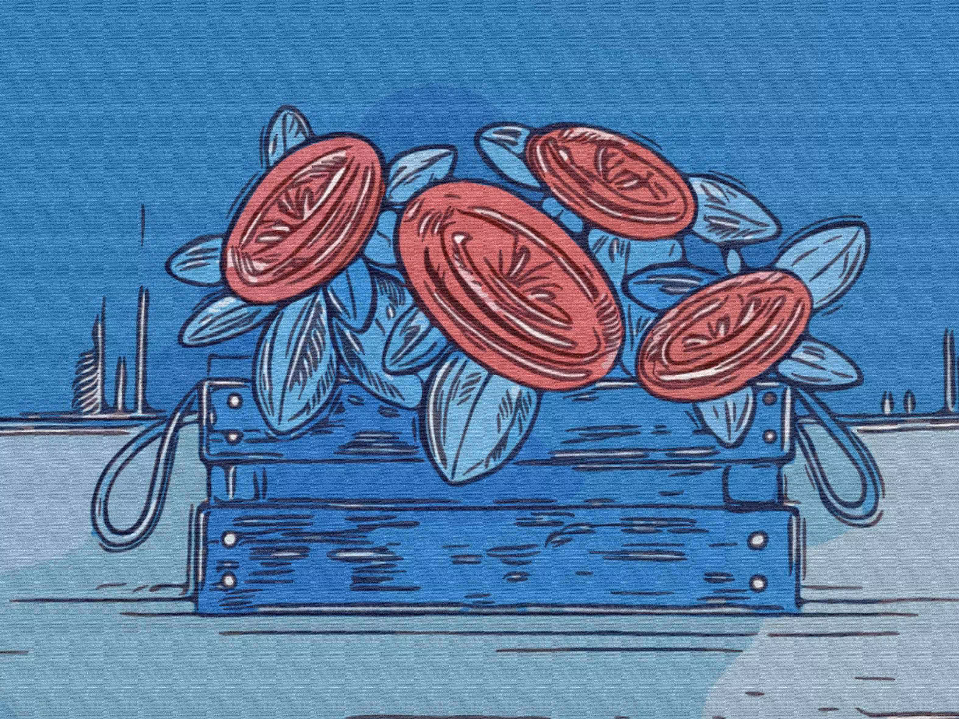 Red flowers