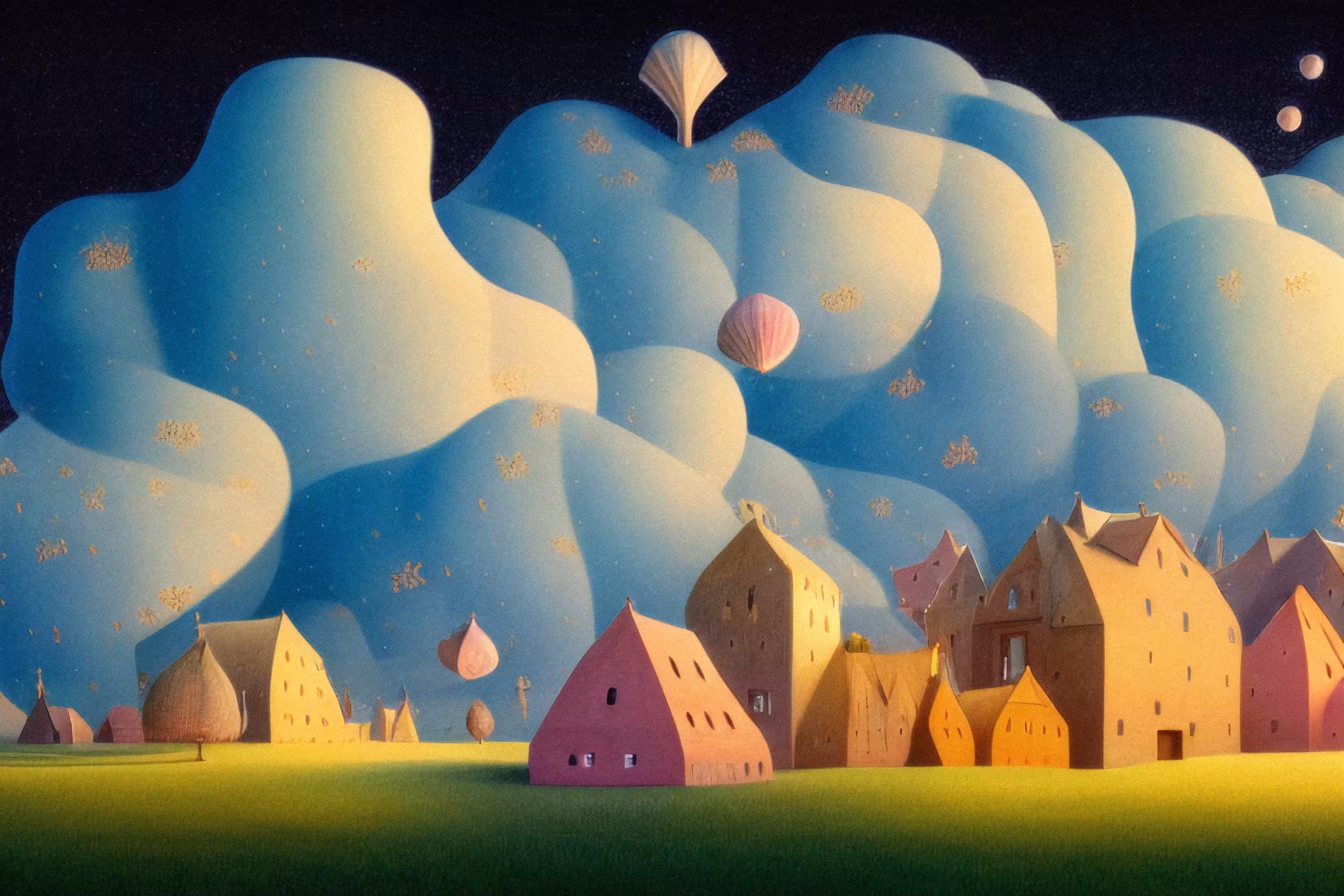 The clouds are waiting to be cleaned up