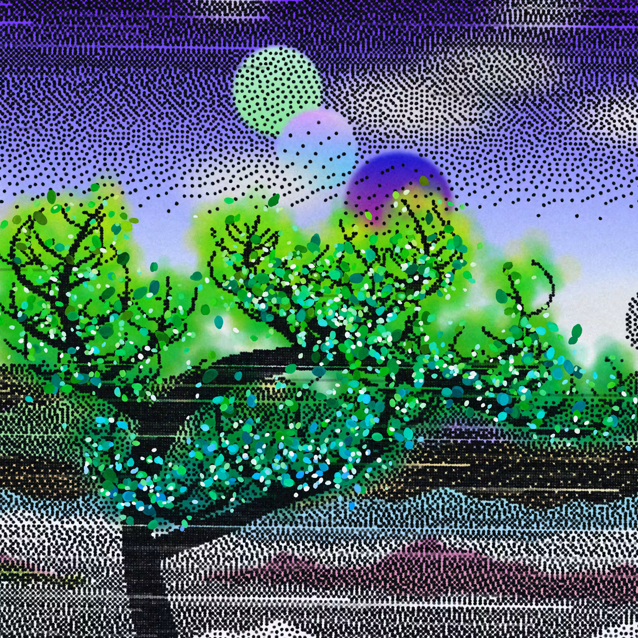 Dithered Branches #53