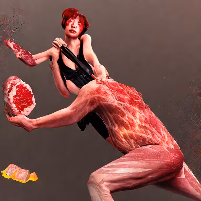 Weird Meatman Gives Birth to Asian Artist