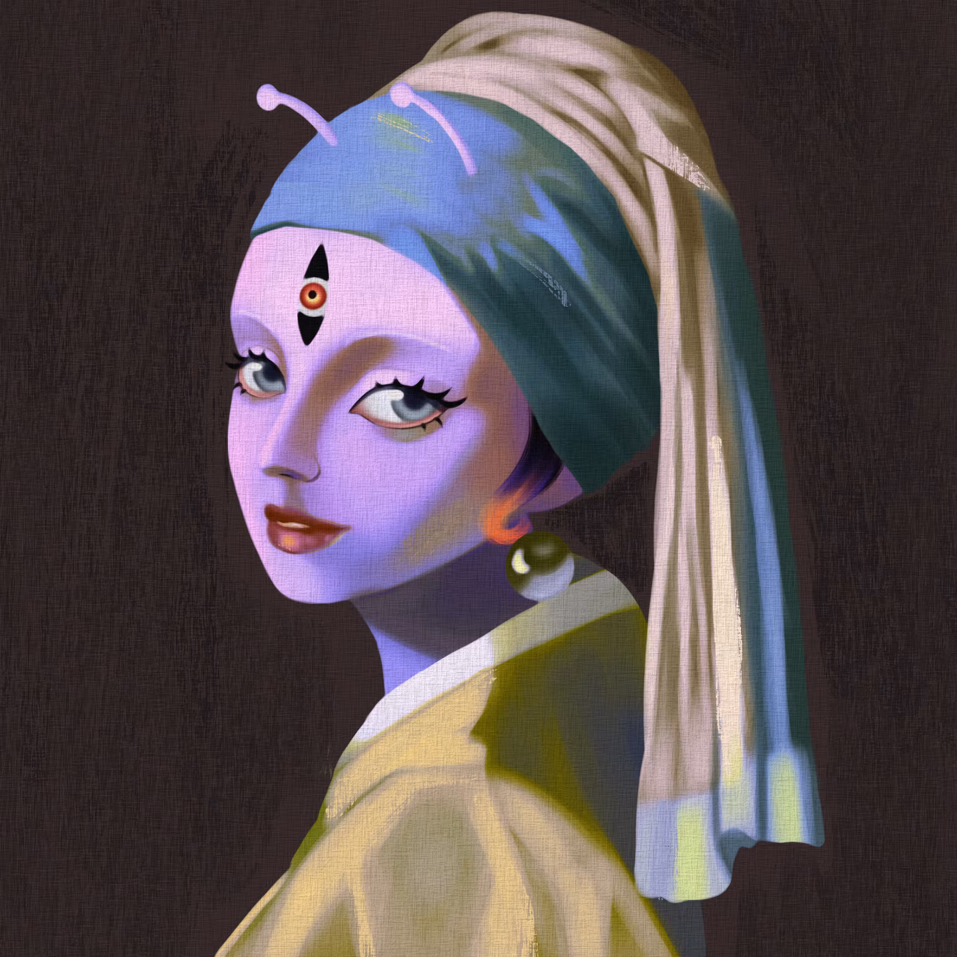 Alien with a Pearl Earring