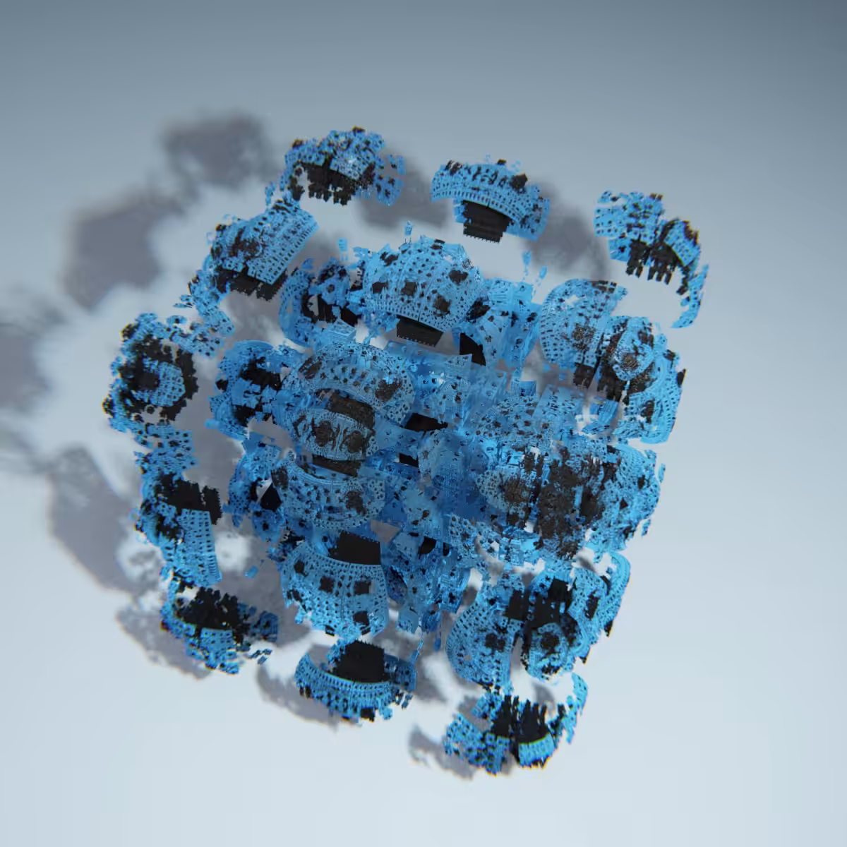 Fractal Elements - Ice and Water #4