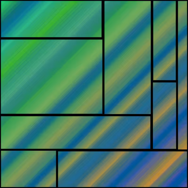 Stacked Mondrian #23