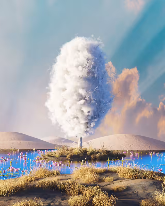 Cloudy desert #23