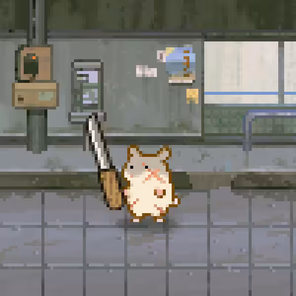 Bad Hamster No.8/1000 (uncommon)