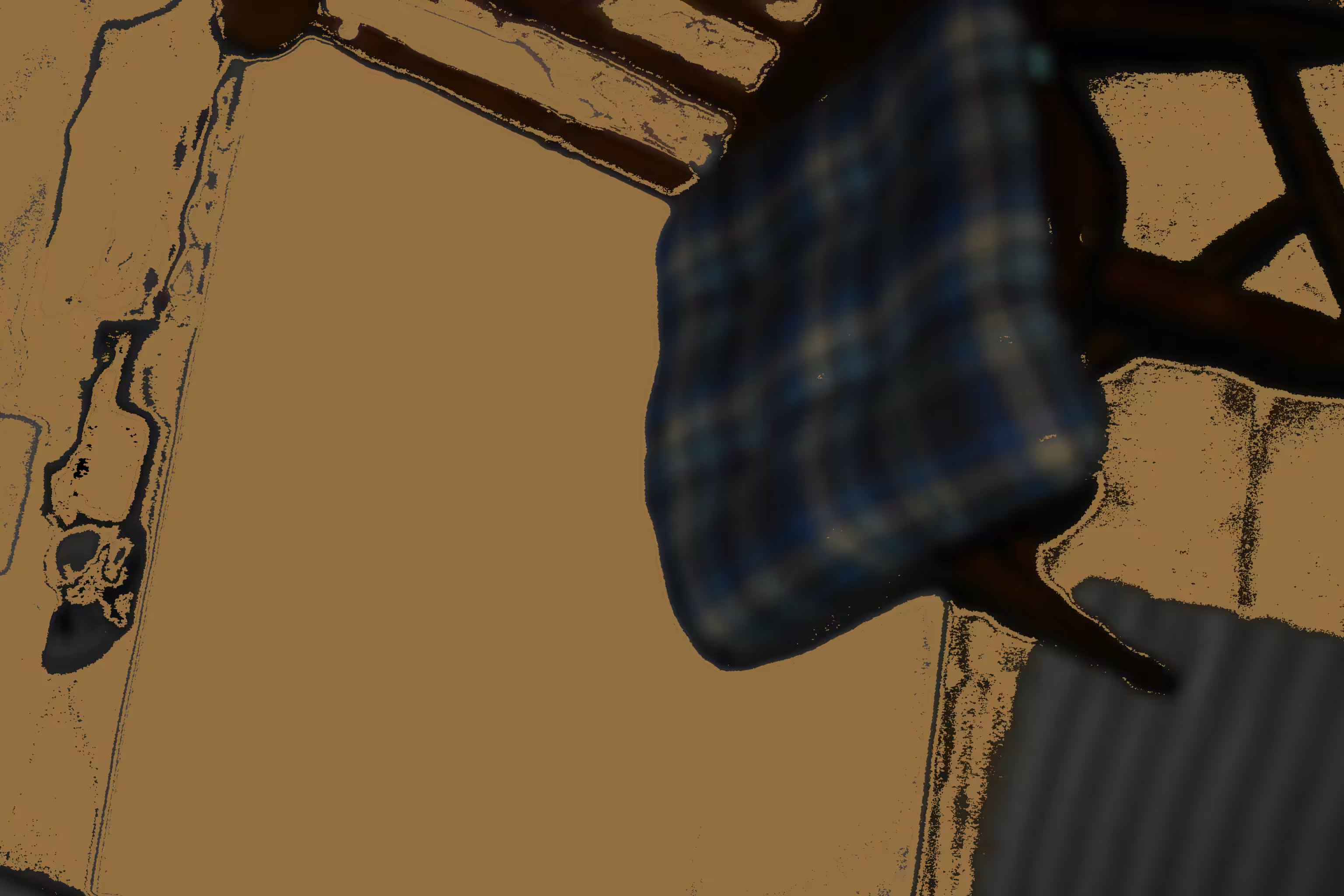 Chair in brown