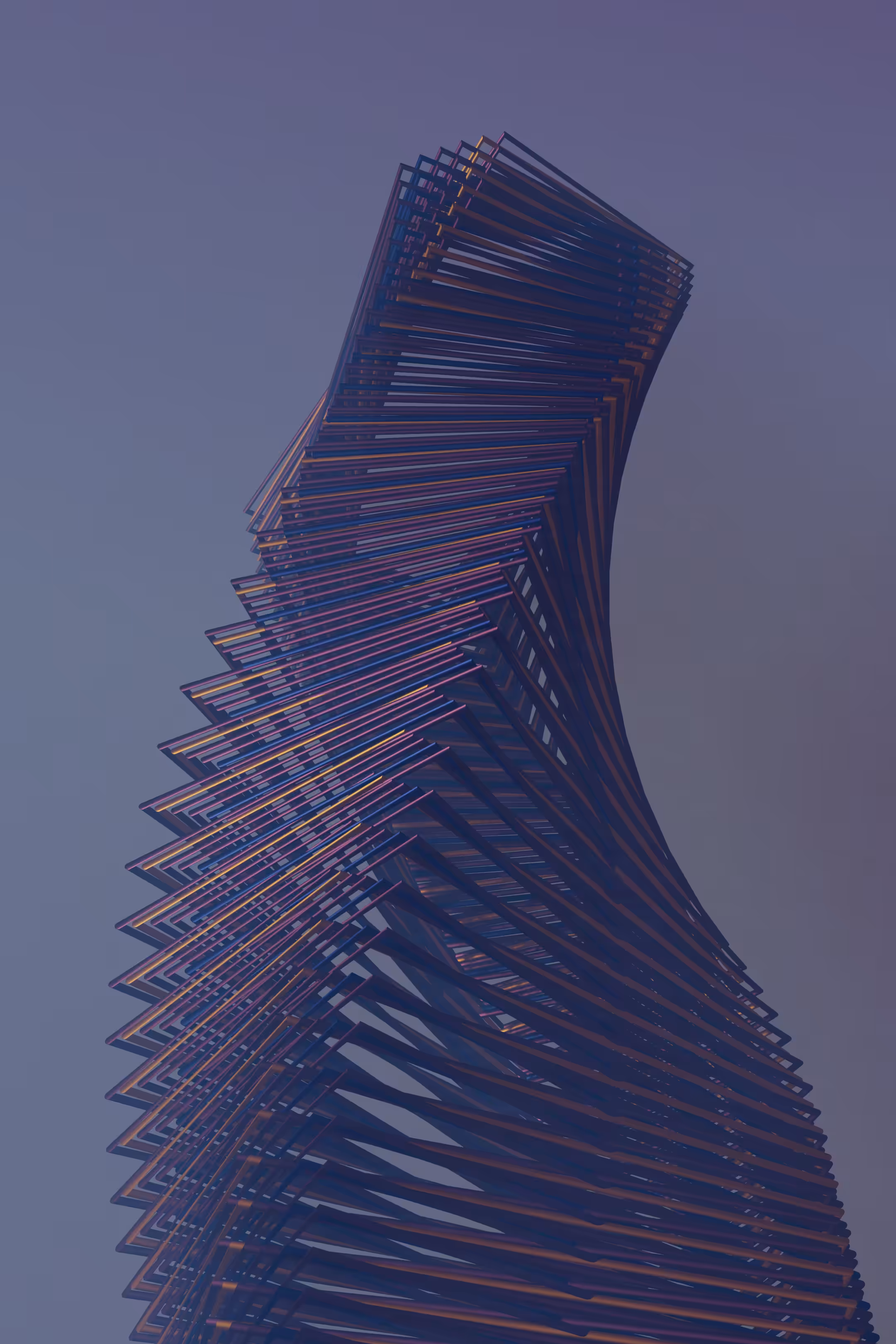 blue tower
