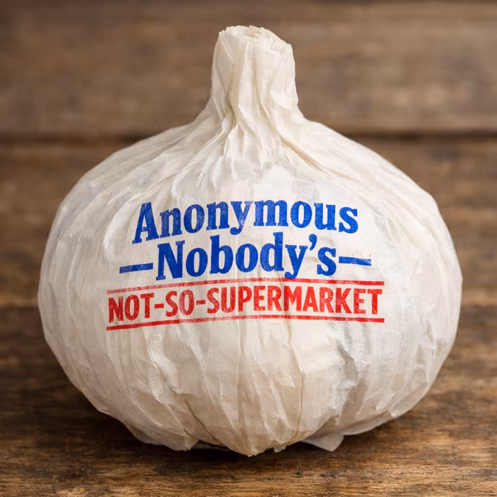 Anonymous Nobody’s Not-So-Supermarket: Bulb Of Garlic