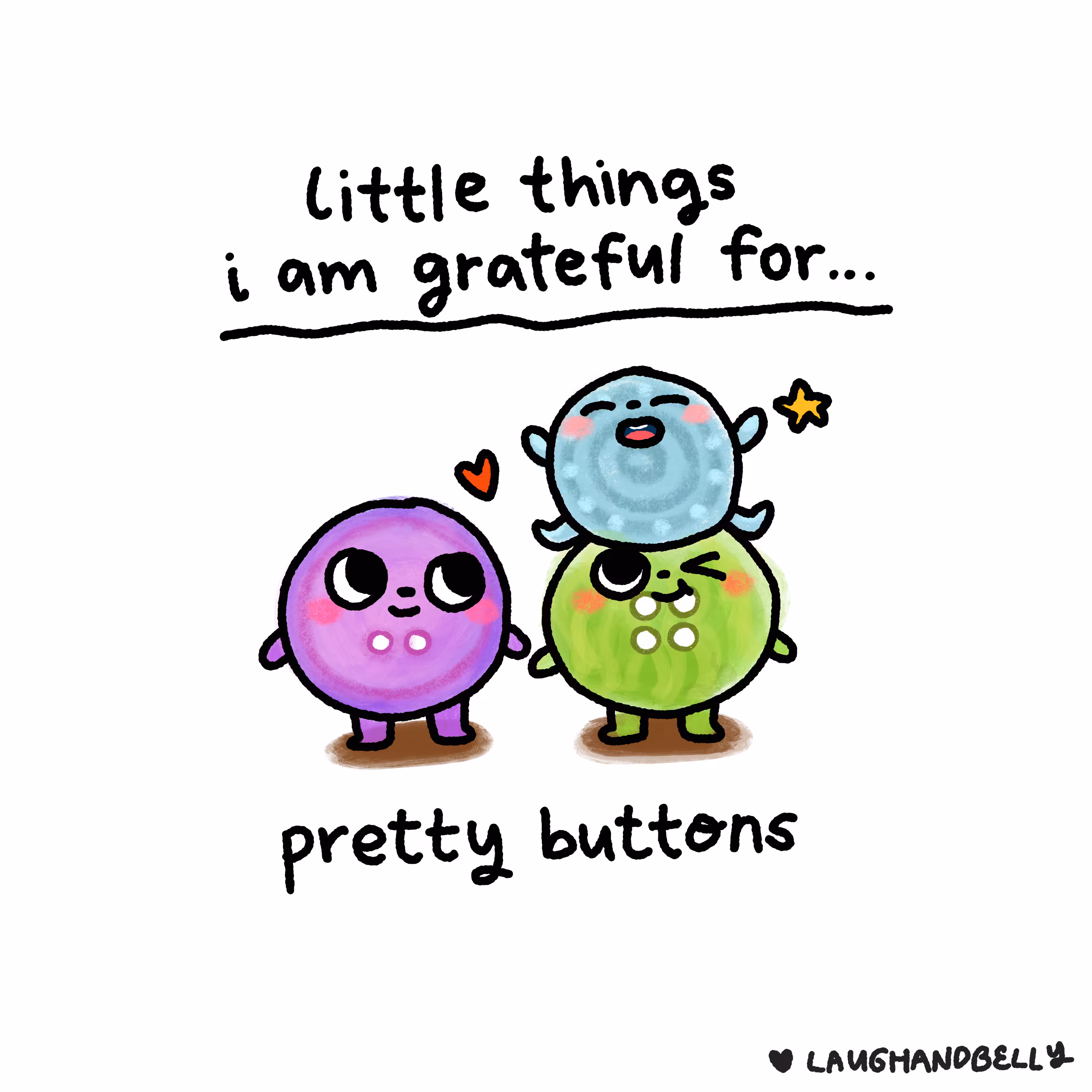 little things i am grateful for: Pretty Buttons