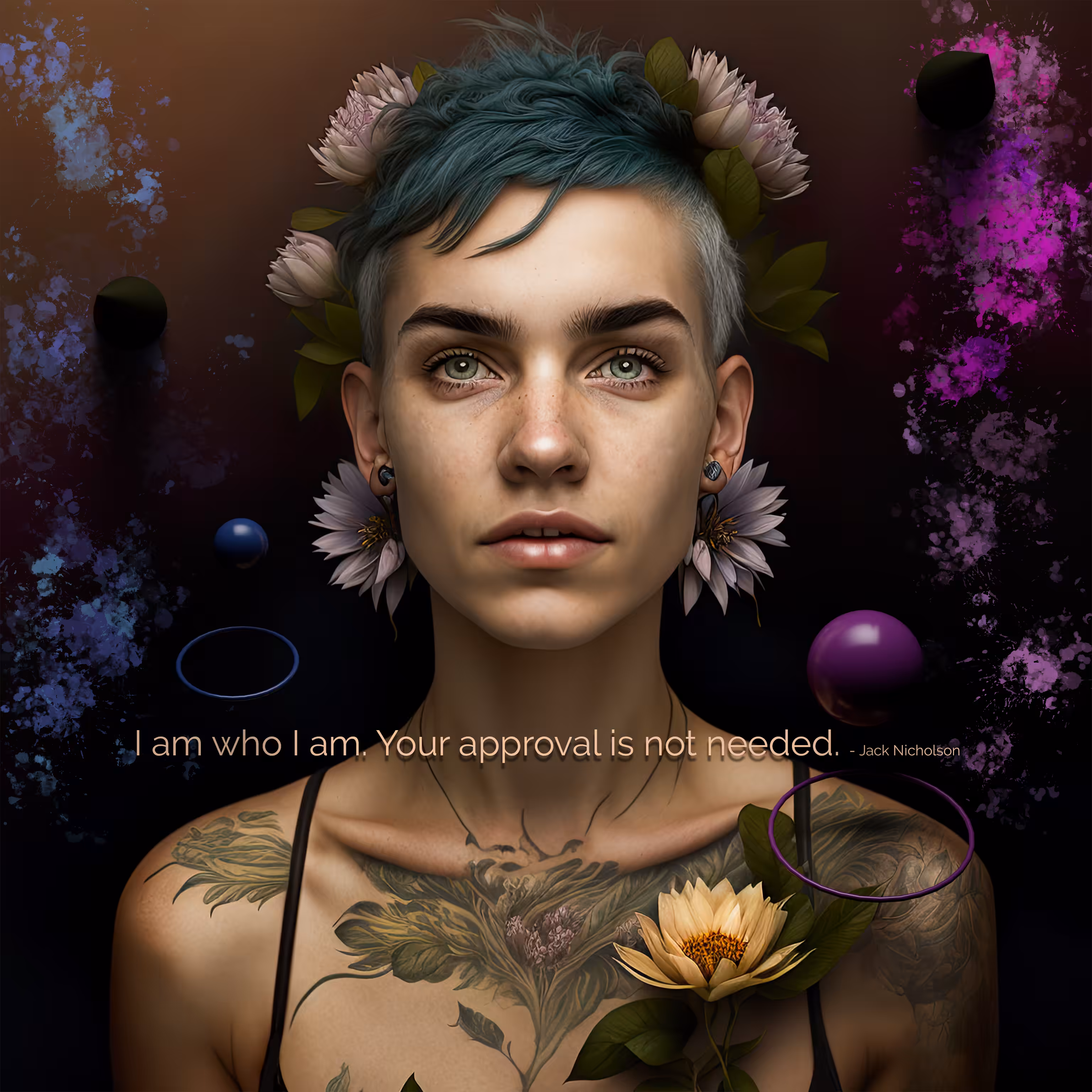 I Am who I Am, series Nr.01, 2022, Digital Media, 