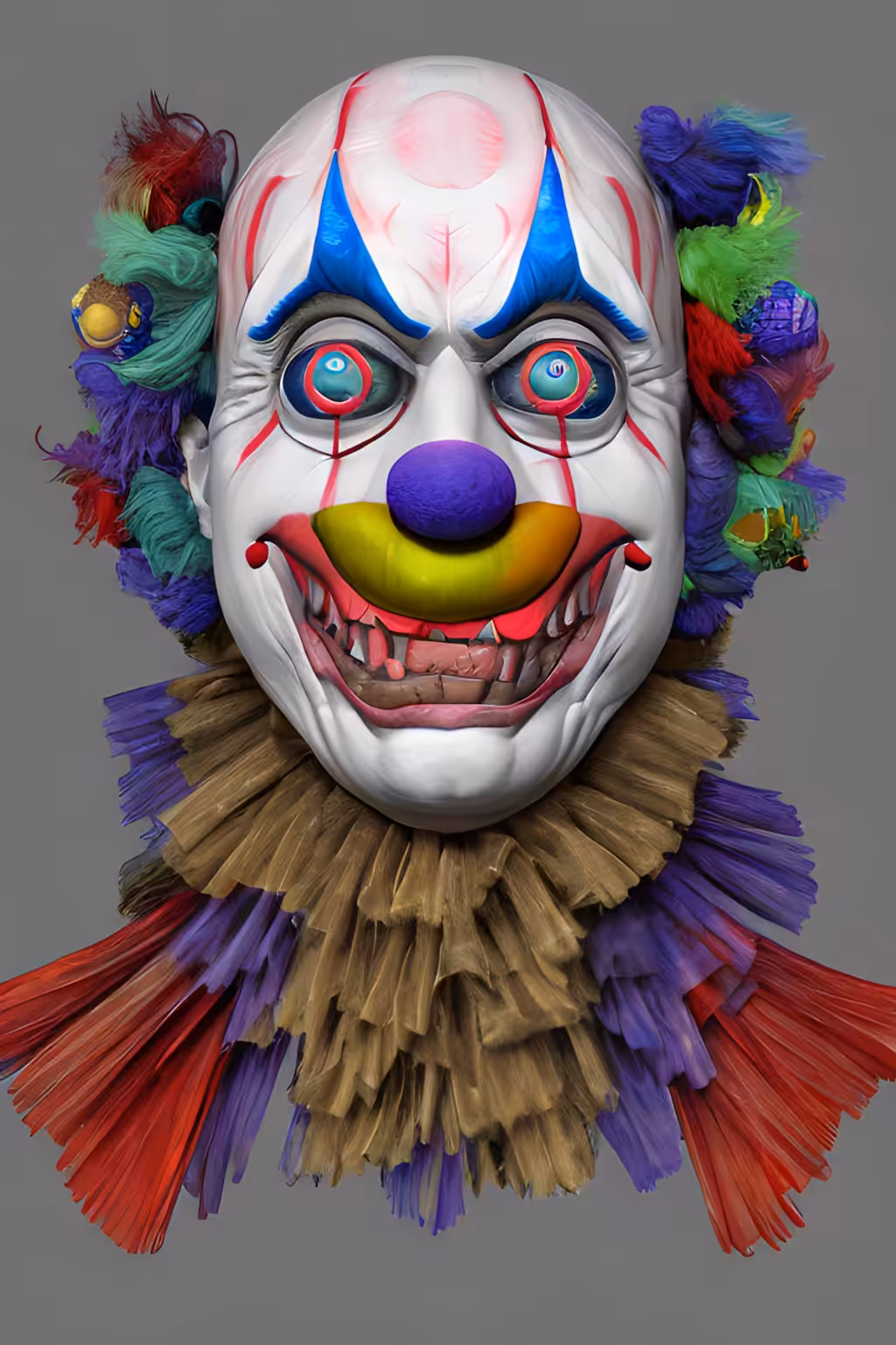 Distorted Faces: Distorted Face #45