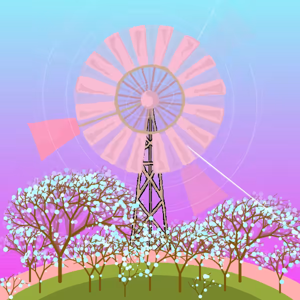 Tree Desiring Calm but Wind Restless #1