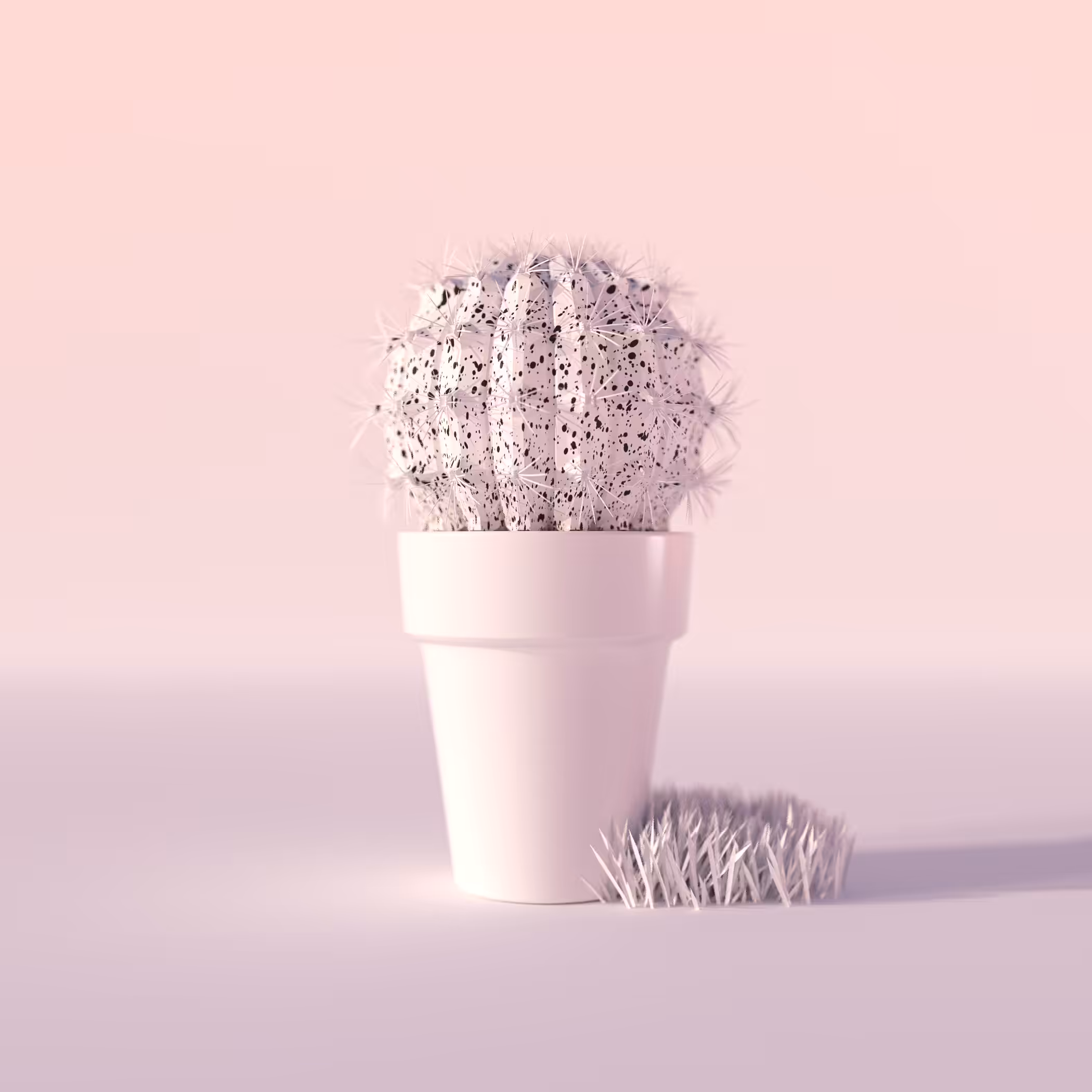 Splattered Paint Cactus