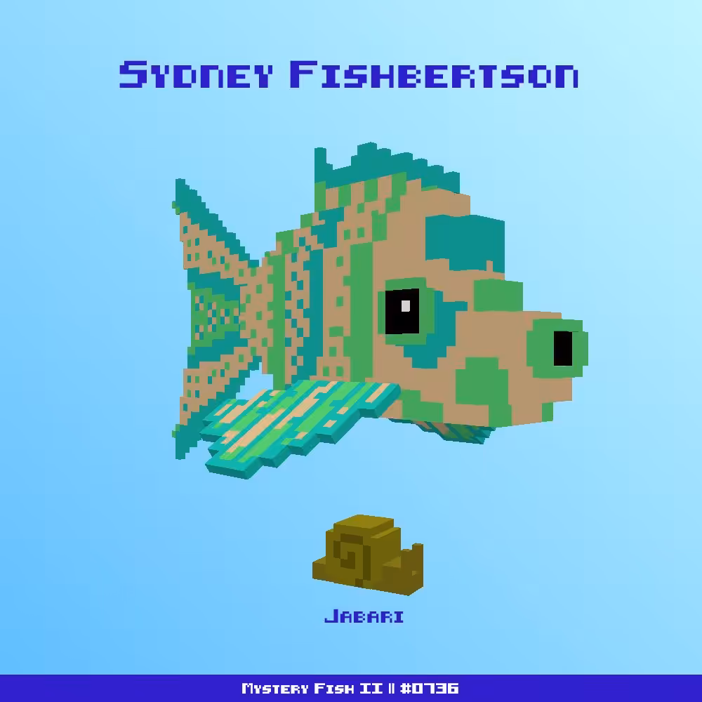 Sydney Fishbertson :: Mystery Fish 0736/1000 