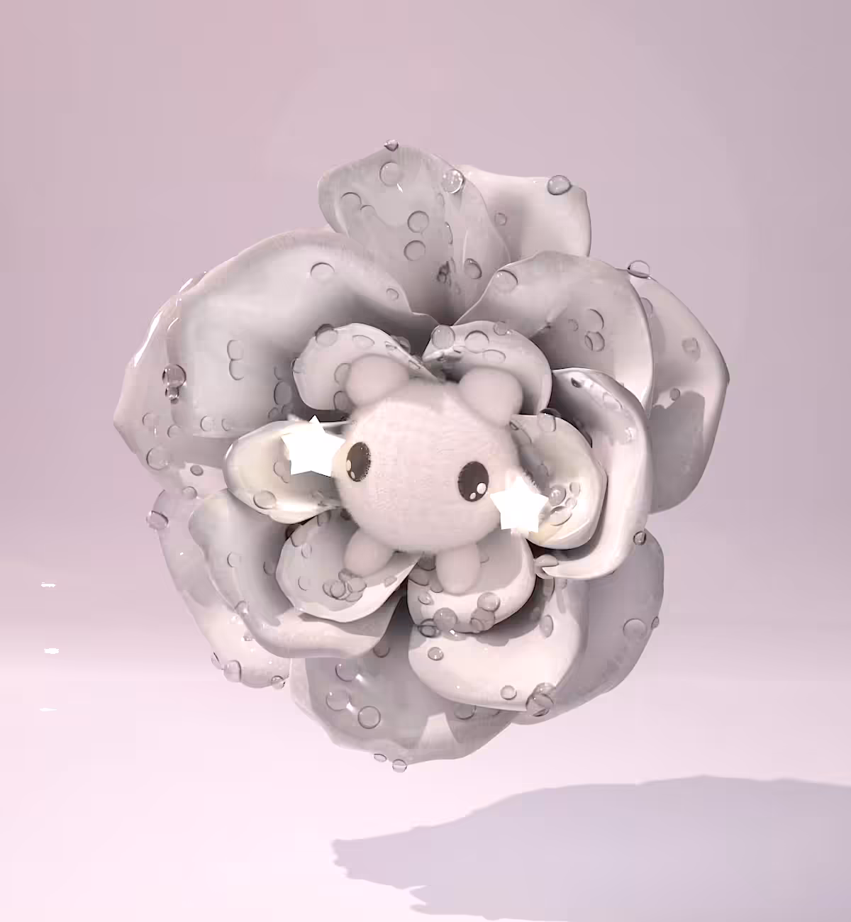 お休み Hana set 2/3 "Shiro"