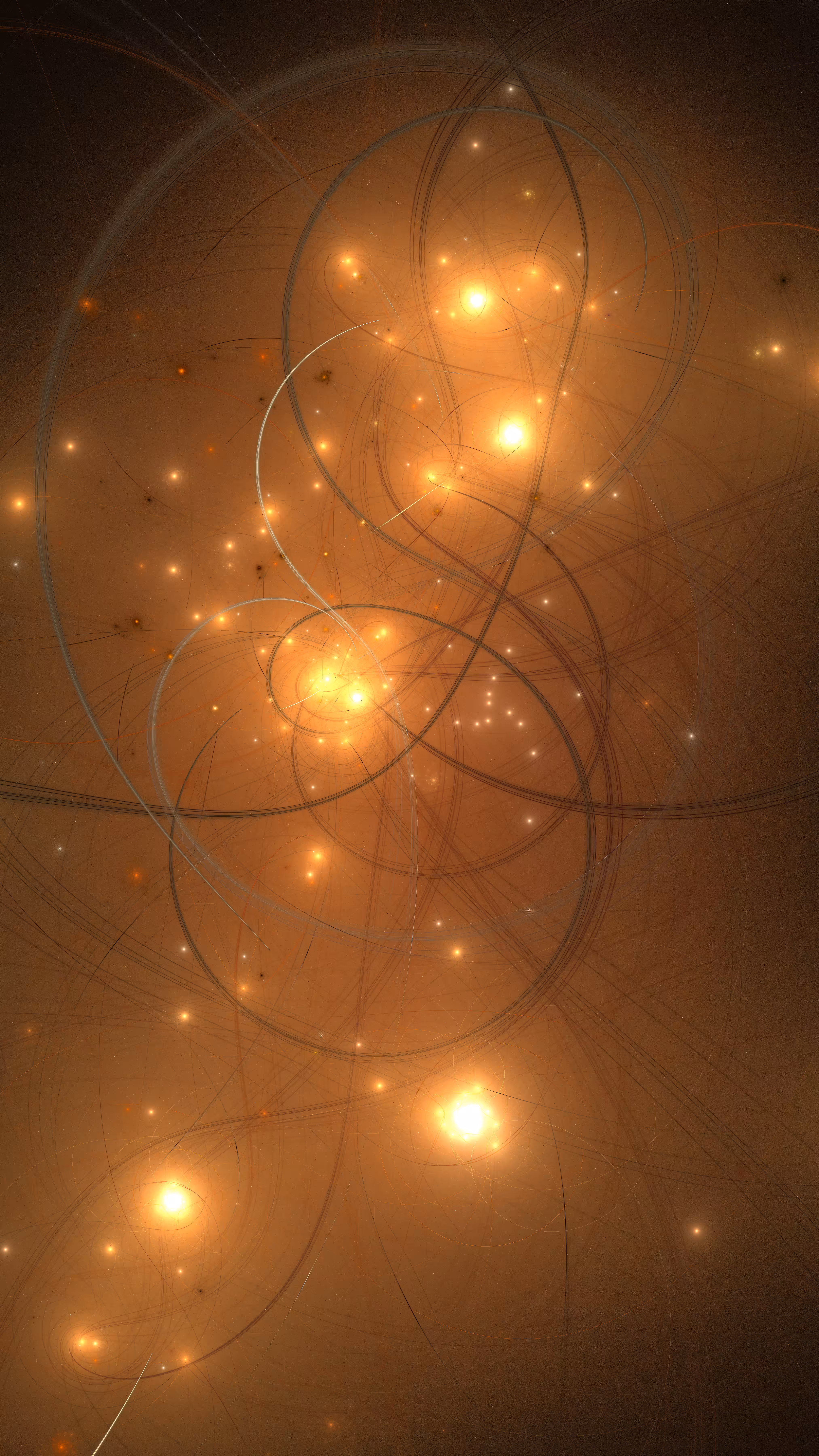 MxVoid Fractal Renders: Little Islands of Light and Warmth II