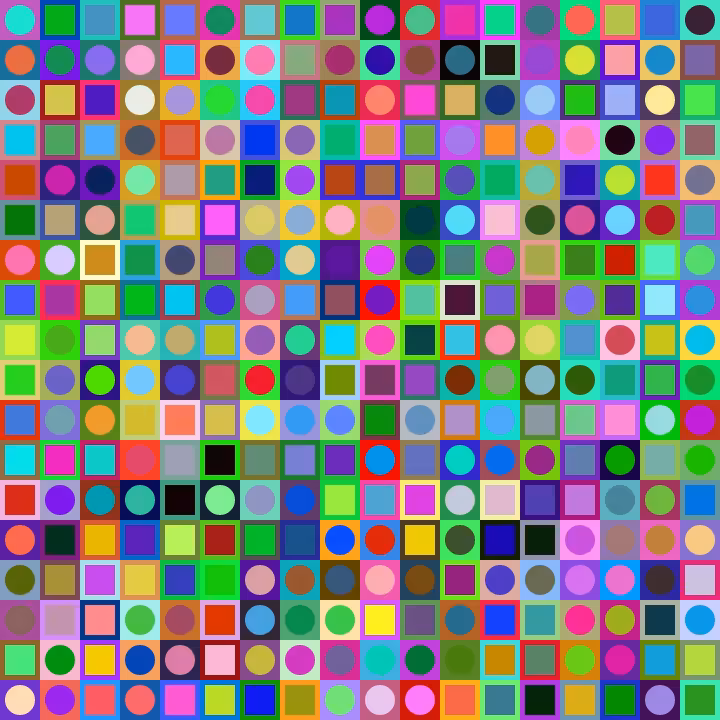 Square Dot Composition #86