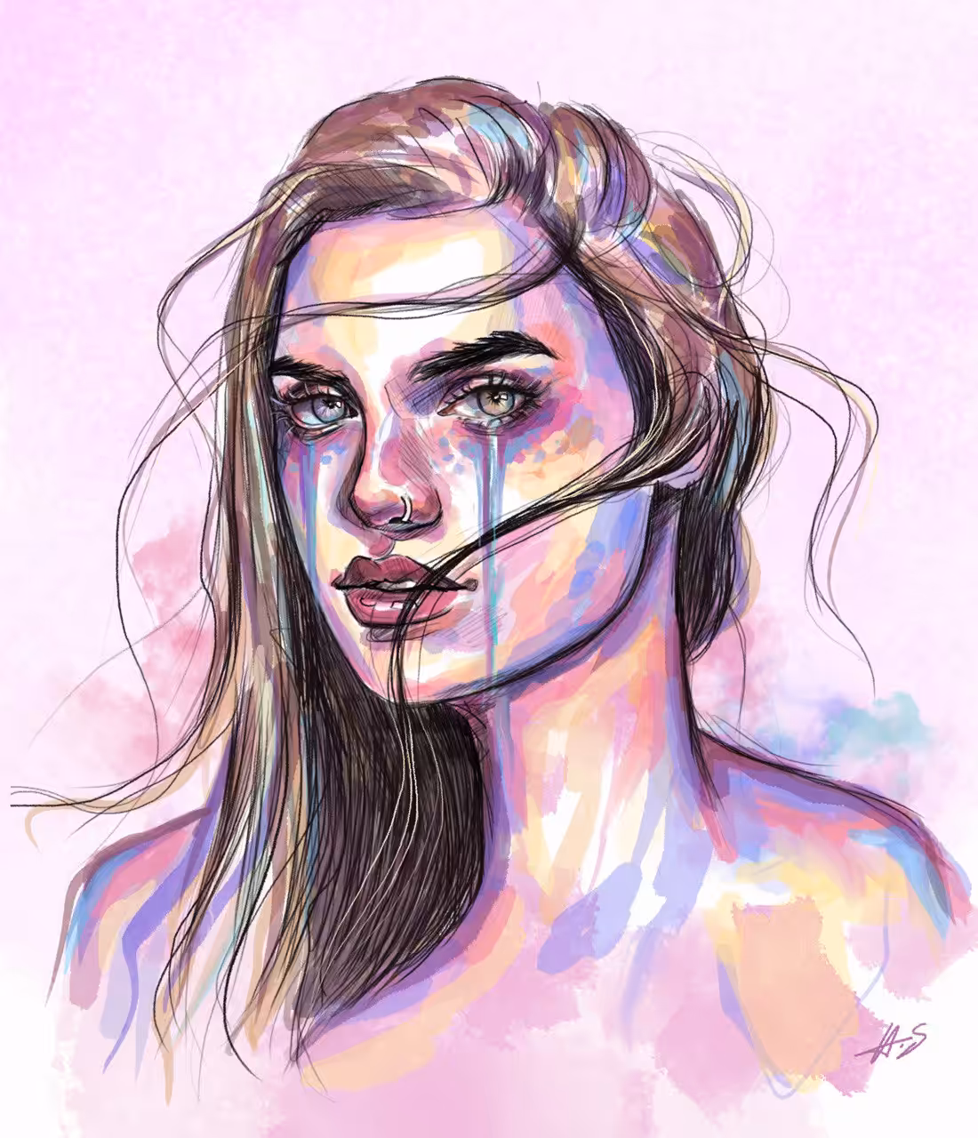Wet eyes