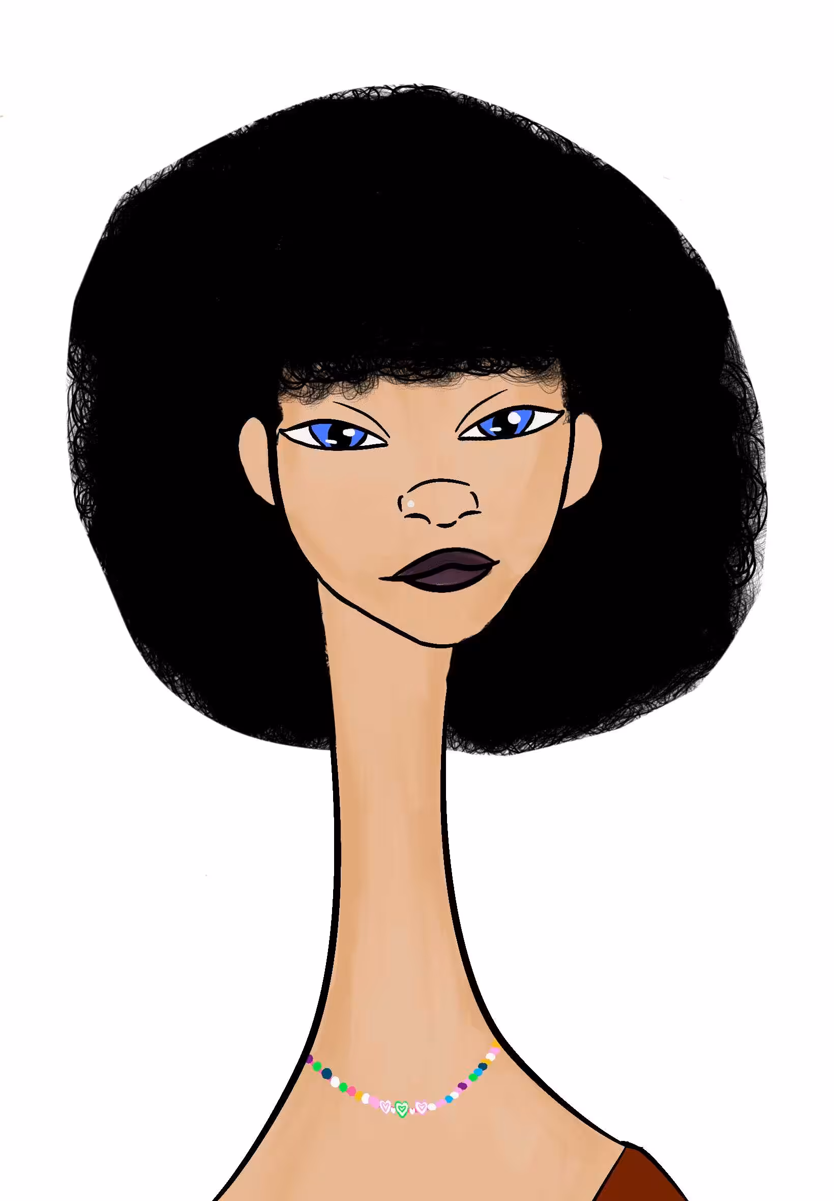 Long Neckie Lady #466