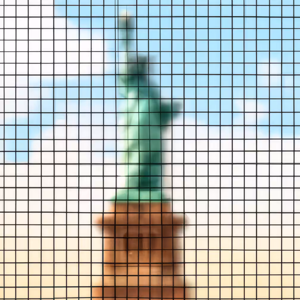 Three cycles: Iconic Panelscape American Gothic
