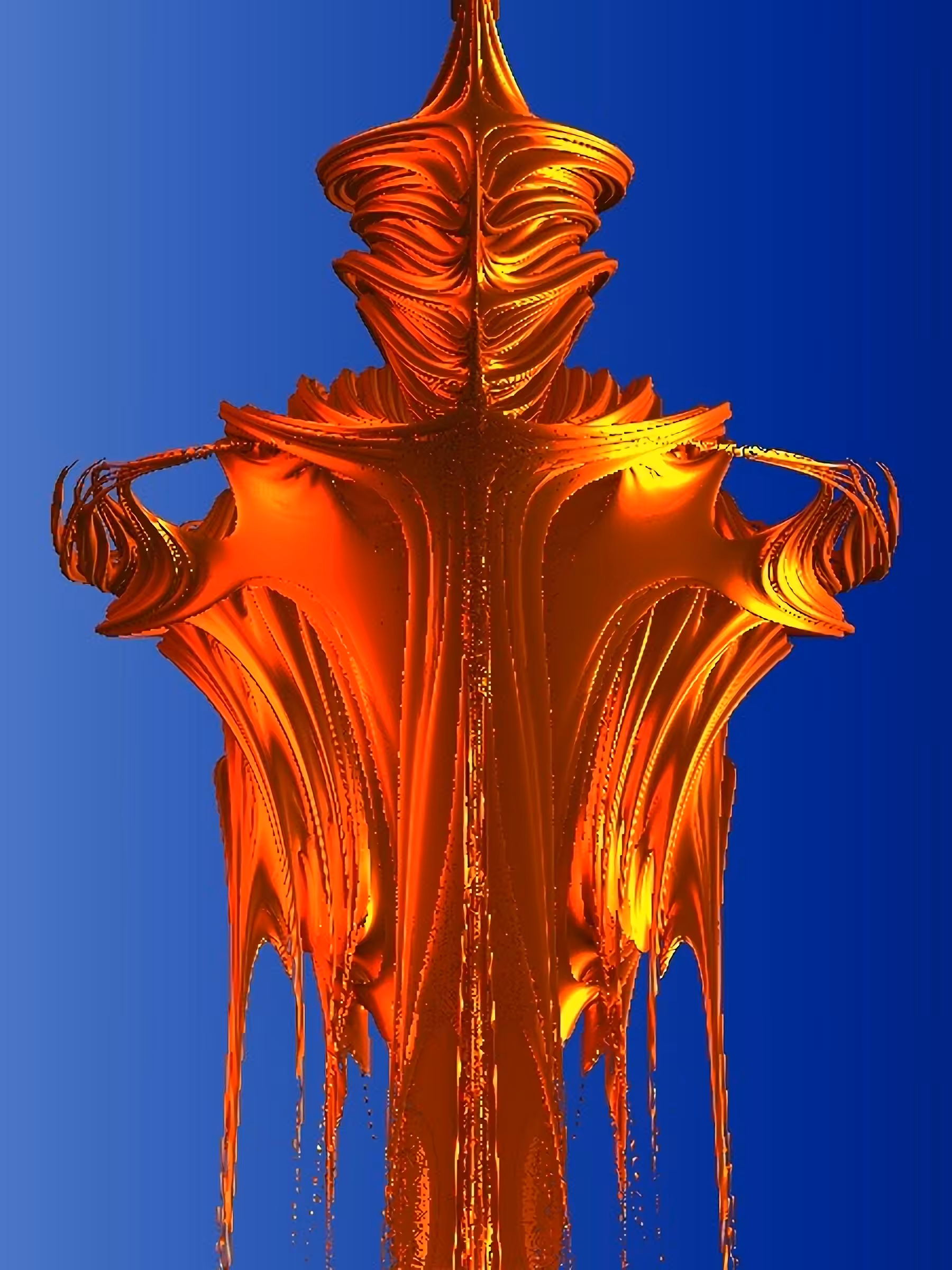 3D Fractal Series - #20 - Molten Man