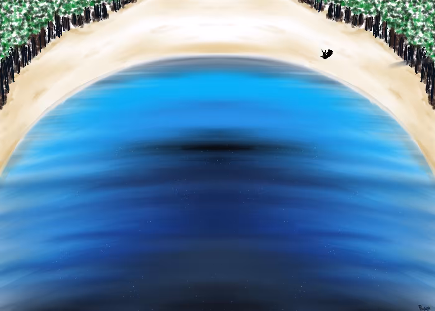 Wild beach 