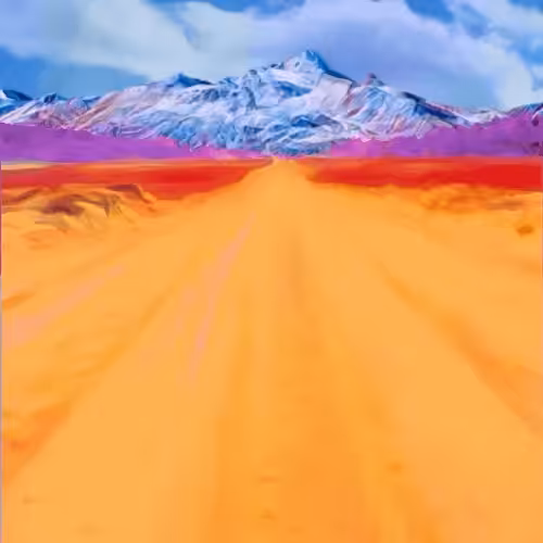 Generated Glitch Landscape #218