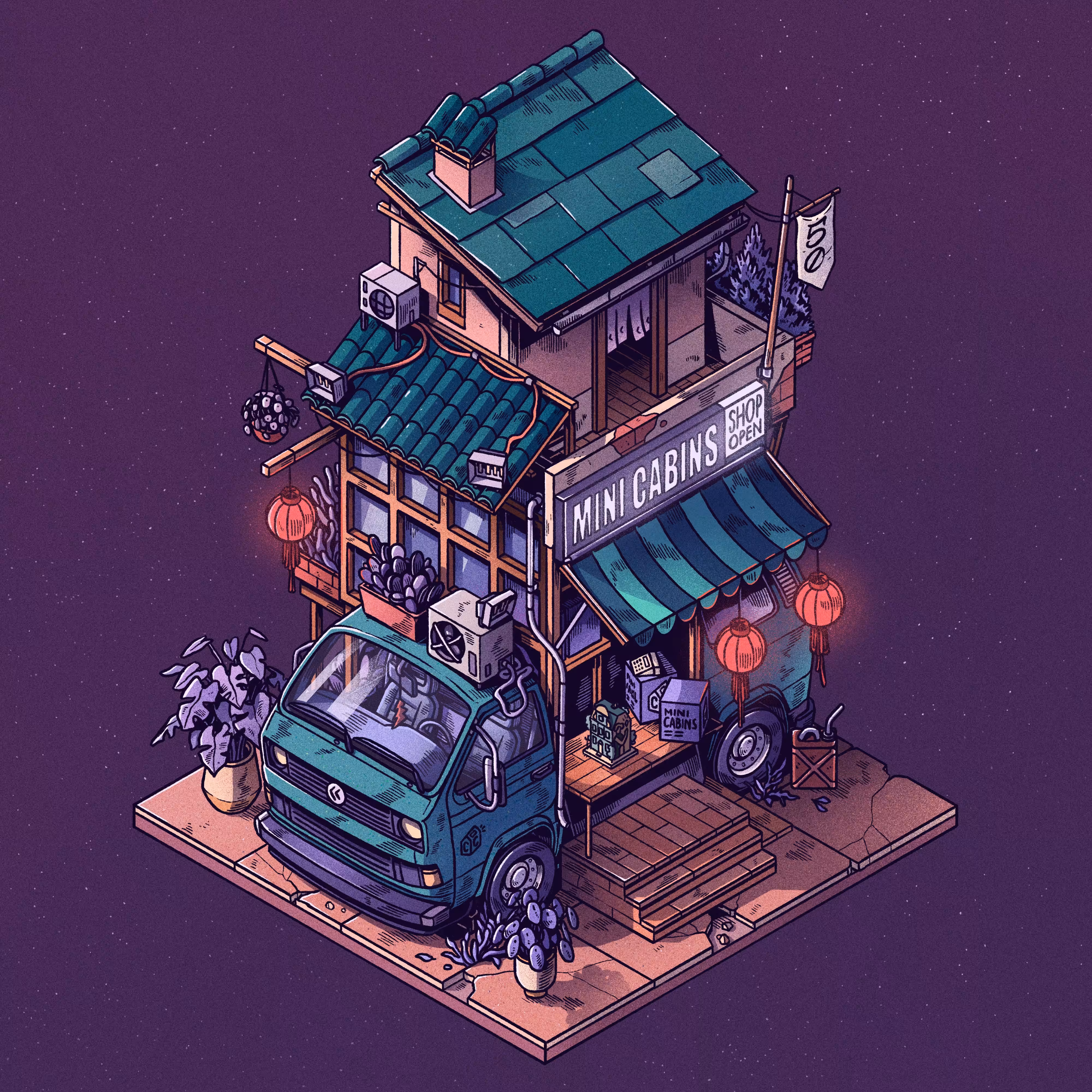 Curious Cabins #50: Caravan #785