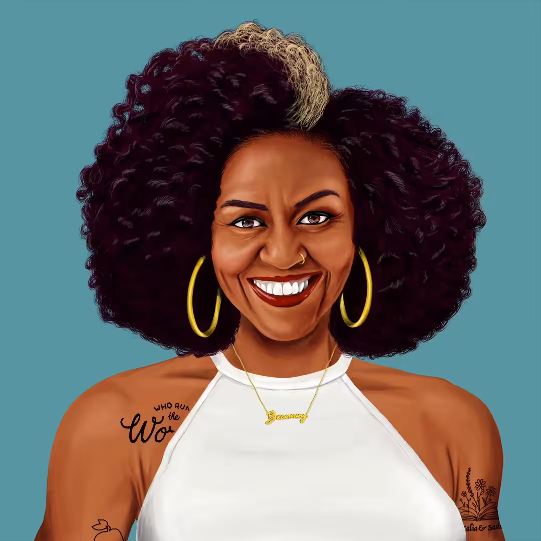 Michelle Obama - HYPSTORY portrait 