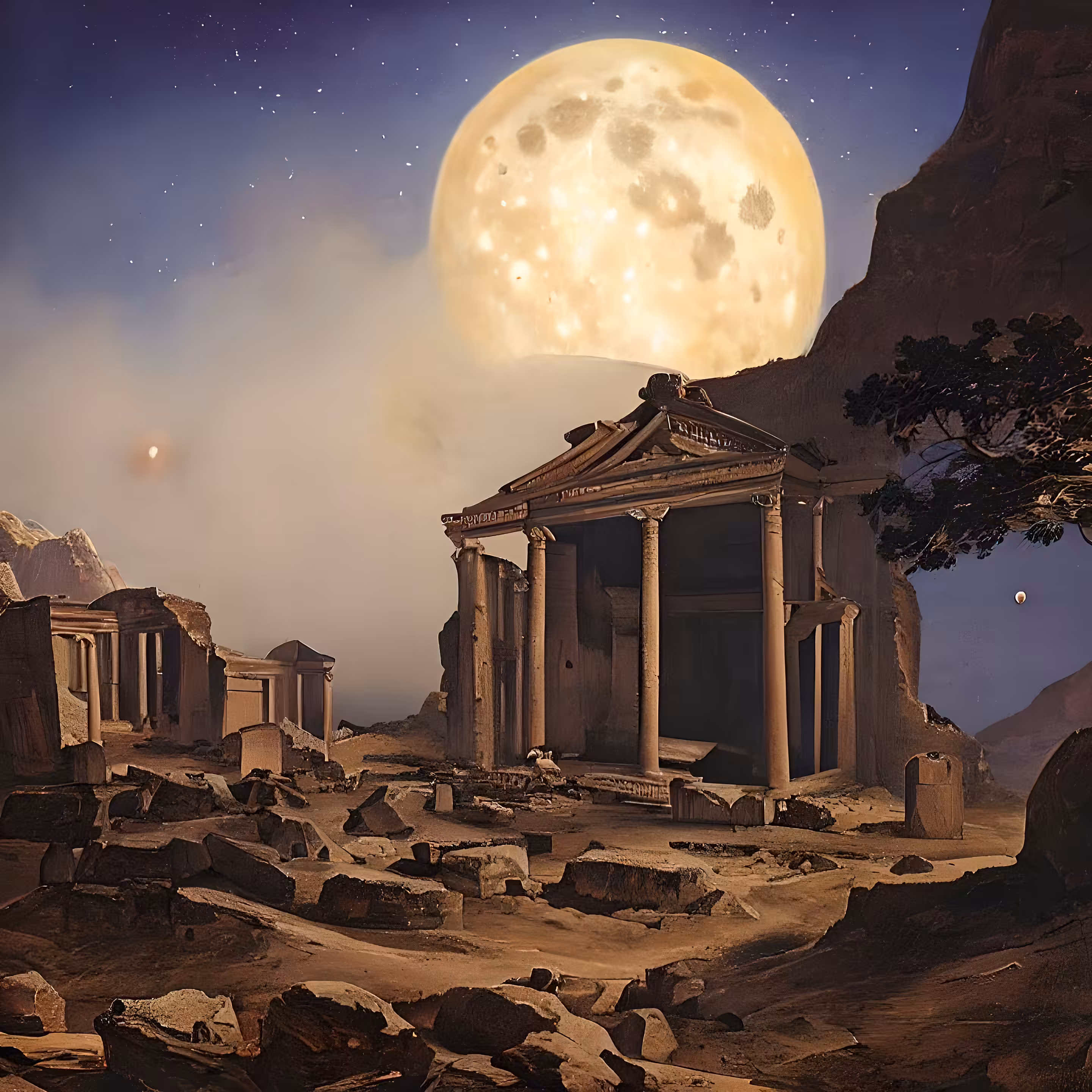 Simulation Number 89: Moon Over Temple