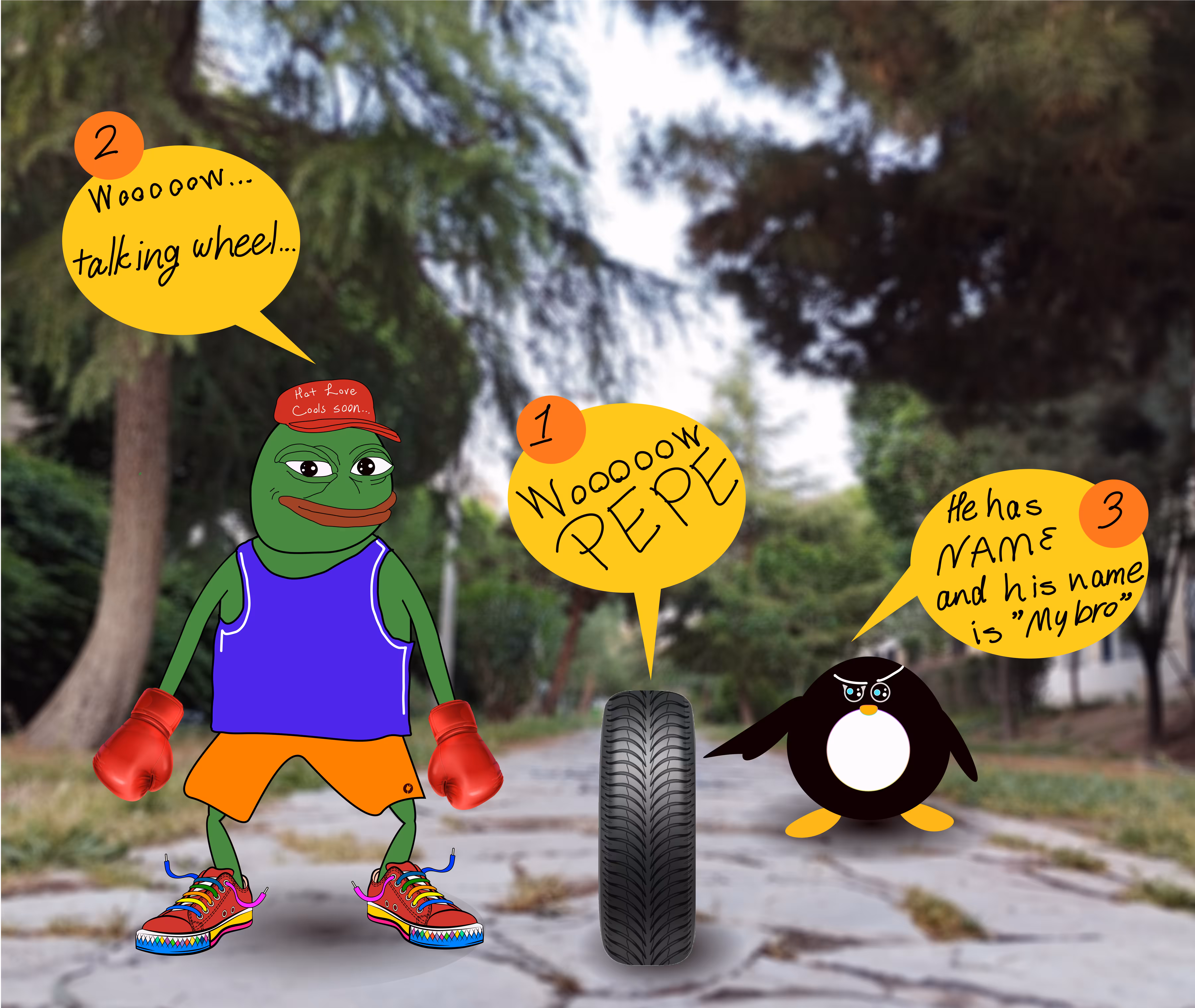 sara & her bro # 5 pepe #1