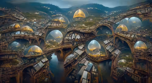 4 dimensional Alien city