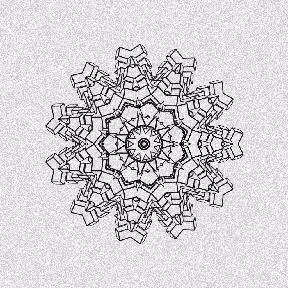 Monochrome Kaleido #144