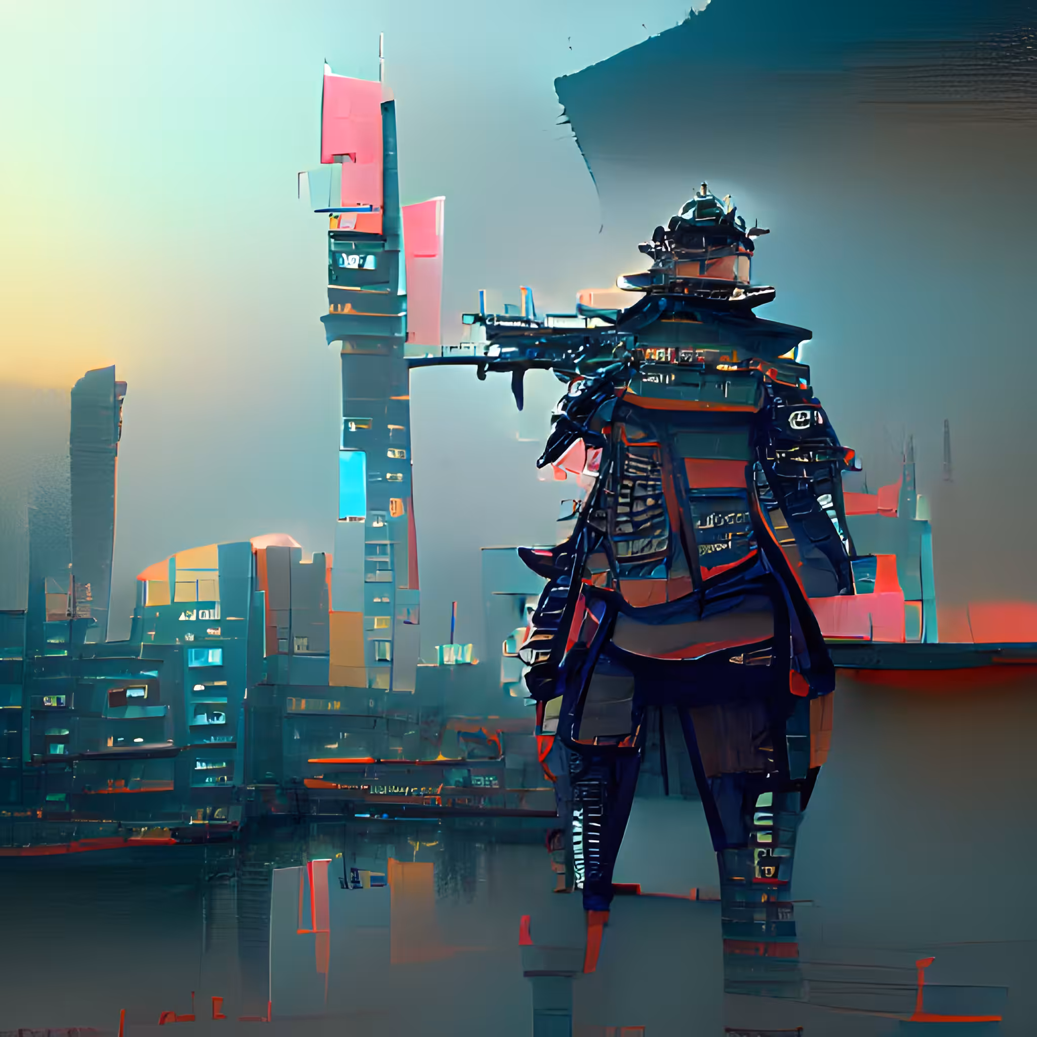 Cyberpunk Samurai #25