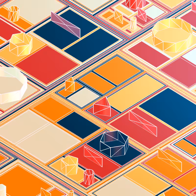 Geometric city #64