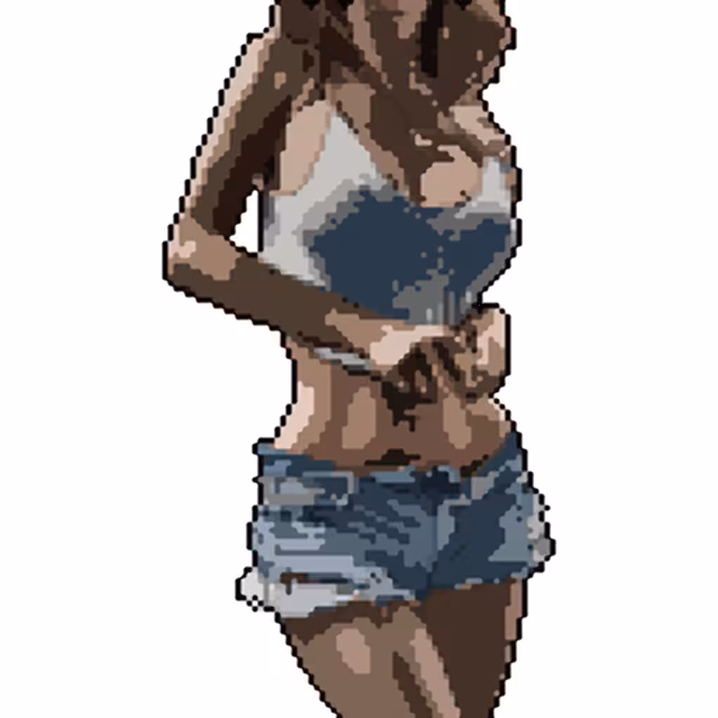 Emily #57 Pixel Girl