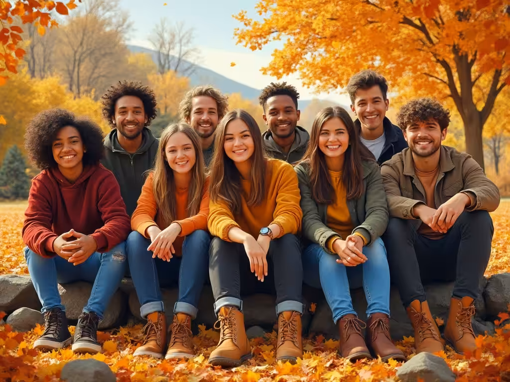 Friends in the Fall