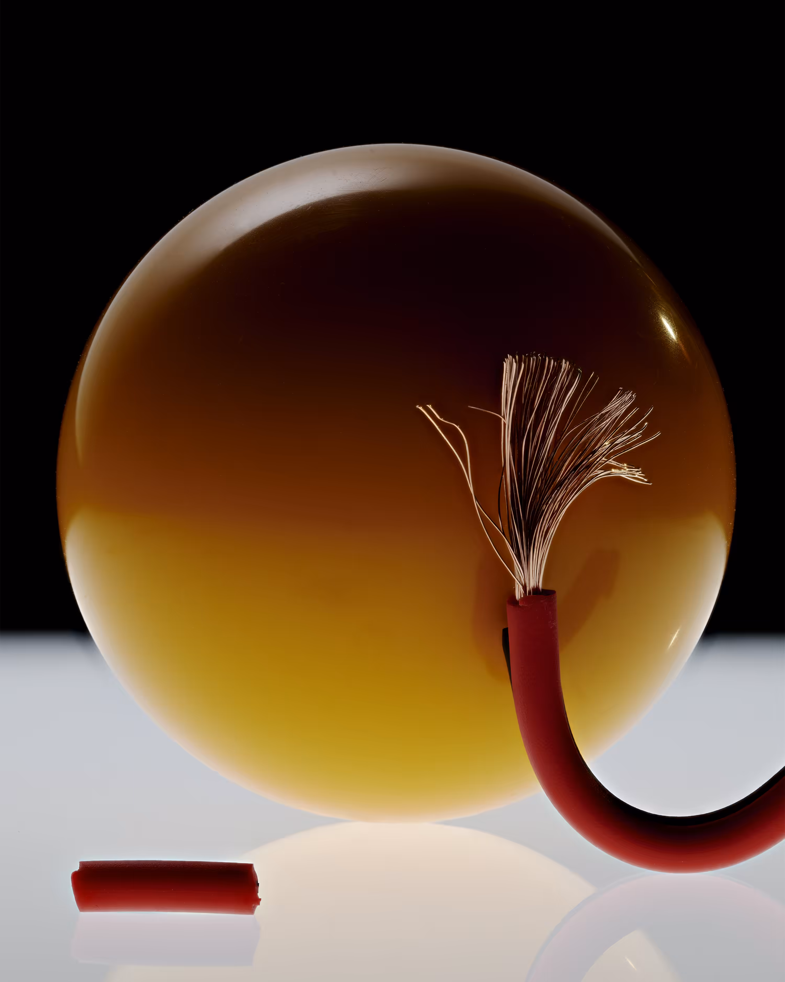 Sphere With Wire, 2022