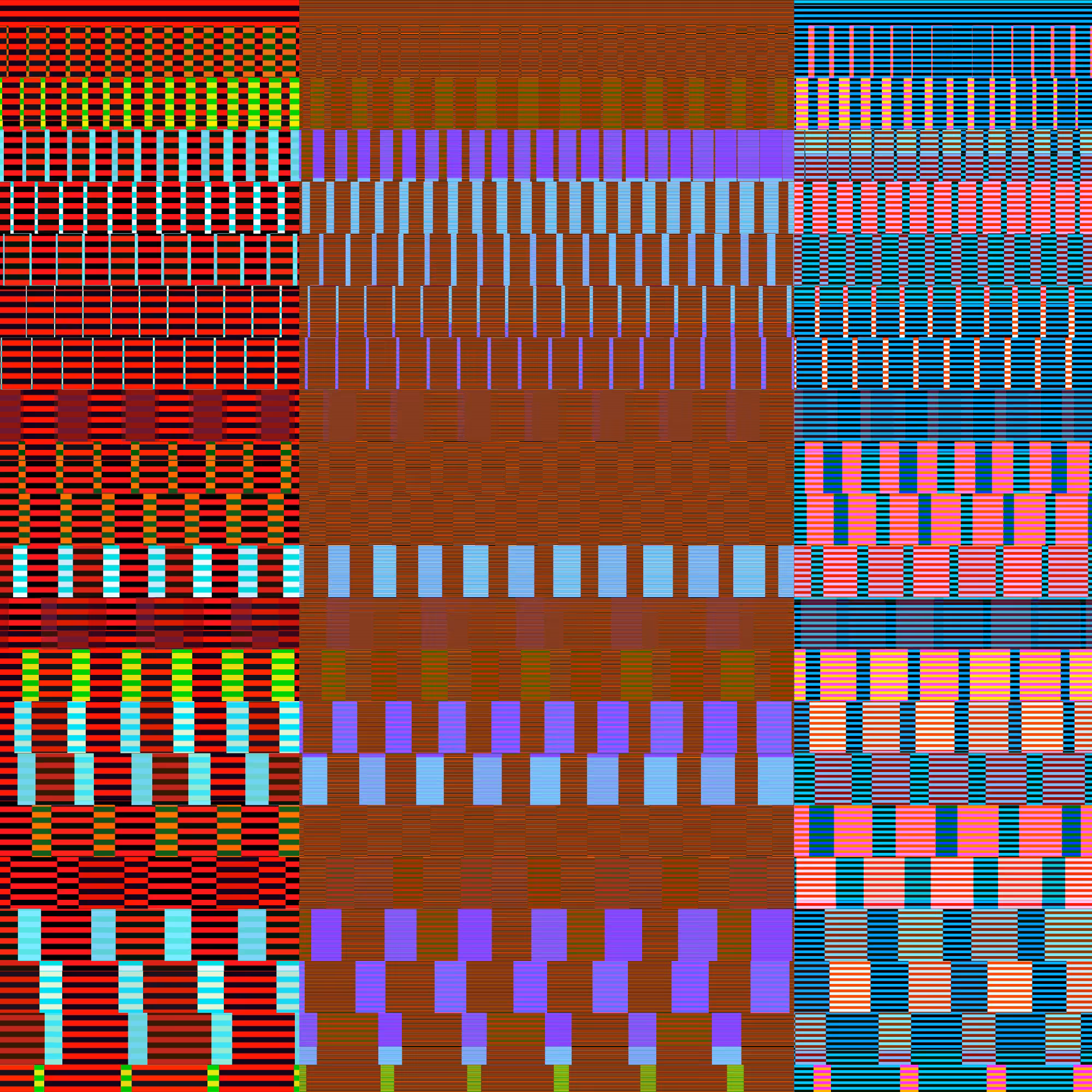 Glitchometry Stripes #95