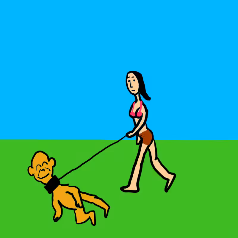 wALKING A DOG #58
