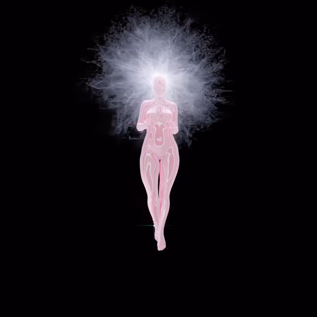 The pink Explode into the Blue 