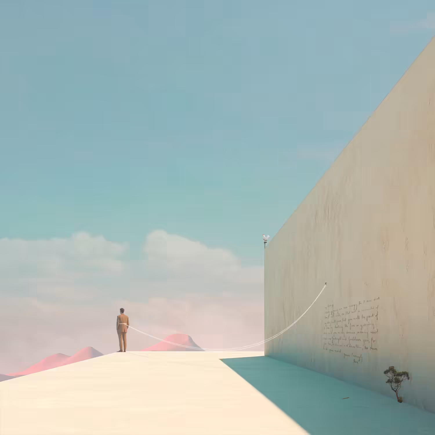 The curious confinement of a free man